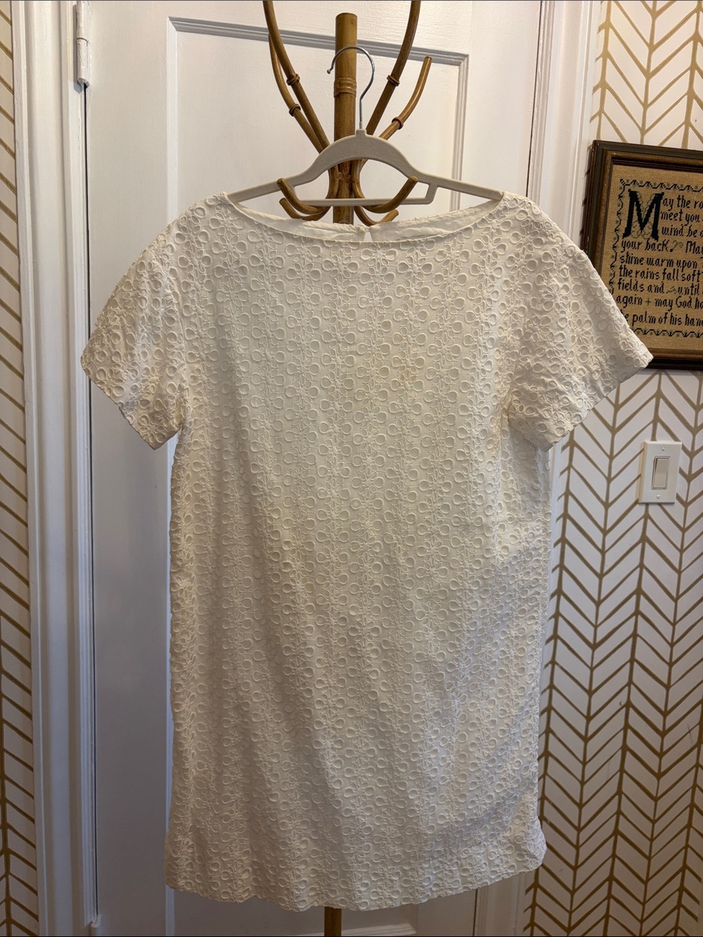 kate spade White Eyelet Mini Dress